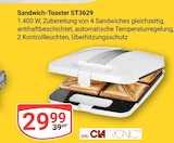 Aktuelle Kaffeevollautomat Angebote bei GLOBUS in Koblenz Aktuelles Sandwich-Toaster ST3629 Angebot bei GLOBUS in Koblenz ab 29,99 €