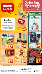 REWE Prospekt "Dein Markt" für Schermbeck, 29 Seiten, 27.01.2025 - 01.02.2025