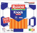 Promo Knack 100% pur porc à 1,16 € dans le catalogue Intermarché Super à Bidart