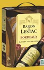 AOP bordeaux rouge bardon baron de lestac dans le catalogue Intermarché