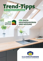 C.G. Christiansen Prospekt für Niebüll: "Trend-Tipps FÜR DIE ENERGETISCHE SANIERUNG", 8 Seiten, 18.10.2024 - 27.10.2024