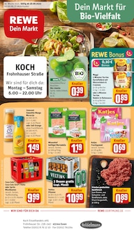 Aktueller REWE Prospekt "Dein Markt" Seite 1 von 31 Seiten für Essen