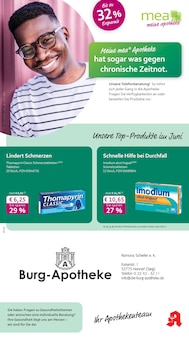 Aktueller mea - meine apotheke Prospekt für Hennef (Sieg) und Ungebung, Seiten zum blättern mea - meine apotheke Prospekt Unsere Juni-Angebote mit Seiten in Hennef (Sieg) und Umgebung