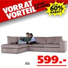Moreno Ecksofa bei Seats and Sofas im Aachen Prospekt für 599,00 €