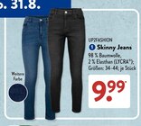 Skinny Jeans im Angebot bei ALDI SÜD in Schwabach Skinny Jeans Angebote von UP2FASHION bei ALDI SÜD Schwabach für 9,99 €