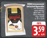 EDEKA Freiberg - Genussmomente Switzerland Appenzeller Angebot im Prospekt Genussmomente Switzerland Appenzeller bei EDEKA im Freiberg Prospekt für 3,59 €