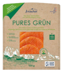 Aktuelle Fisch Angebote bei REWE in Köln Aktuelles Pures Grün Räucherlachs Angebot bei REWE in Köln ab 3,49 €