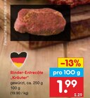 Rinder-Entrecôte Kräuter Angebote bei Netto Marken-Discount Emden für 1,99 €