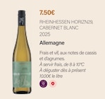 Cabernet blanc 2025 - RHEINHESSEN HORIZN29 dans le catalogue Monoprix Margaret