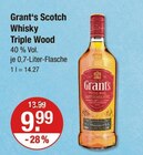 Scotch Whisky Triple Wood Angebote von Grant's bei V-Markt Kaufbeuren für 9,99 €