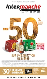 Prospectus Intermarché, "-50% DE REMISE IMMÉDIATE SUR LE 2ÈME SUR UNE SÉLECTION DE BIÈRES" à Joigny et alentours, 32 pages, 29/07/2025 - 10/08/2025 Catalogue Intermarché "-50% DE REMISE IMMÉDIATE SUR LE 2ÈME SUR UNE SÉLECTION DE BIÈRES" à Joigny et alentours, 32 pages, 29/07/2025 - 10/08/2025