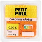 Carottes râpées - PETIT PRIX en promo chez Intermarché Super Carottes râpées - PETIT PRIX dans le catalogue Intermarché Super