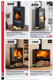 Promos Poêle À Bois dans le catalogue "PRIX DÉPÔT SPÉCIAL CHAUFFAGE ISOLATION" de Brico Dépôt Poêle À Bois en promo dans le catalogue Brico Dépôt à la page 8