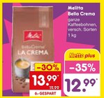 Bella Crema Angebote von Melitta bei Netto Marken-Discount Schwäbisch Gmünd für 12,99 €