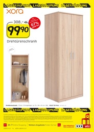 Kleiderschrank Angebot & Preis im aktuellen XXXLutz Möbelhäuser Prospekt Kleiderschrank Angebot im aktuellen XXXLutz Möbelhäuser Prospekt auf Seite 14