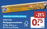 Backpapierzuschnitte im Angebot bei ALDI SÜD in Viersen Backpapierzuschnitte Angebote von POWER FORCE bei ALDI SÜD Viersen für 0,75 €