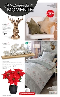 Bettwäsche im aktuellen Möbel Martin Prospekt (Mainz) Bettwäsche im Möbel Martin Prospekt "ZAUBERHAFTE WEIHNACHTSZEIT" mit 24 Seiten (Mainz)