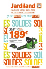 Promotion Vasque dans le prospectus Jardiland, valable du 08/01/2025 au 04/02/2025 Promo Vasque dans le catalogue Jardiland du moment à la page 1