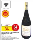 AOP Côtes du Ventoux Rouge - Chais du Grillon en promo chez Intermarché Super Antibes à 3,10 €