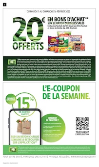 Prospectus Intermarché en cours, "JUSQU'À 20€ OFFERTS EN BONS D'ACHAT SUR LE RAYON SURGELÉS SALÉS", page 2 sur 12