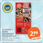 Echte Nürnberger Rostbratwurst im tegut Prospekt Echte Nürnberger Rostbratwurst von Schlütter's im aktuellen tegut Prospekt für 2,99 €