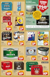 Beck's Pils Angebot im aktuellen REWE Prospekt auf Seite 21