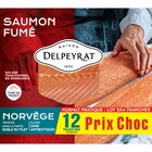 Saumon fumé "Prix Choc" - DELPEYRAT en promo chez Carrefour Saint-Maur-des-Fossés à 13,75 €