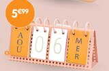 B&M Semécourt - Promo Calendrier perpétuel Promo Calendrier perpétuel à 5,99 € dans le catalogue B&M à Semécourt