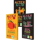 SUR TOUTES LES TABLETTES DE CHOCOLAT - ALTER ECO en promo chez Carrefour Market Sainte-Geneviève-des-Bois
