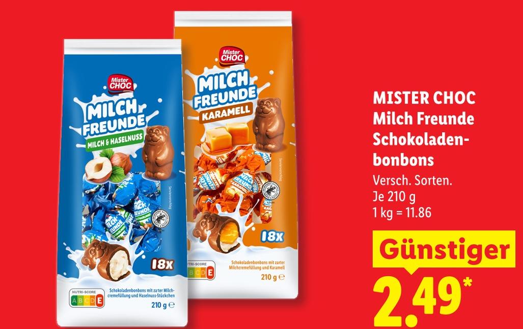 Milch Freunde Schokoladenbonbons