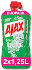 Nettoyant ménager fêtes des fleurs fraîcheur muguet - AJAX - Netto à Nîmes Nettoyant ménager fêtes des fleurs fraîcheur muguet - AJAX en promo chez Netto Nîmes à 2,97 €