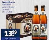 Weissbier Angebote von Franziskaner bei Getränkewelt Mülheim für 13,99 €