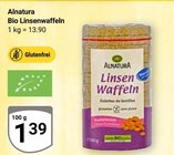 Bio Linsenwaffeln Angebote von Alnatura bei GLOBUS Siegen für 1,39 €