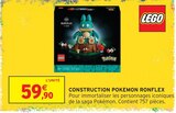 Construction Pokemon Ronflex - LEGO en promo chez Intermarché Super Saint-Germain-en-Laye à 59,90 €