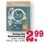 Aktuelles One Katzennahrung Angebot bei E center in Mannheim ab 2,99 €