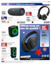 Promos Enceintes portables dans le catalogue "UN Noël POUR TOUS LES GOÛTS" de Carrefour à la page 15 Promos Enceintes portables dans le catalogue "UN Noël POUR TOUS LES GOÛTS" de Carrefour à la page 15