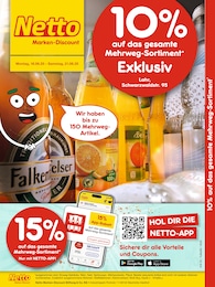 Aktueller Netto Marken-Discount Discounter Prospekt für Lahr (Schwarzwald) 16.06.2025 - 21.06.2025 Netto Marken-Discount Prospekt für Lahr (Schwarzwald) mit 2 Seiten