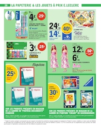 Prix et réduction Barbie Poupée dans le prospectus E.Leclerc en cours Offre Barbie Poupée dans le catalogue E.Leclerc du moment à la page 20