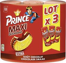 Géant Casino Orange - Prince Maxi Gourmand goût Chocolat Promo Prince Maxi Gourmand goût Chocolat dans le catalogue Géant Casino "Le mois Casinomania" à Orange