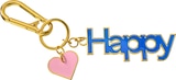 dm-drogerie markt Wittmund - Schlüsselanhänger "Happy", gold/blau/rosa Angebot im Prospekt Schlüsselanhänger "Happy", gold/blau/rosa bei dm-drogerie markt im Wittmund Prospekt für 19,95 €