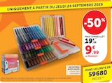 60 feutres acryliques en promo chez Super U Brive-la-Gaillarde à 9,99 €