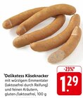Aktuelle Mettwurst Angebote bei EDEKA in Freiburg (Breisgau) Aktuelles Delikatess Käseknacker Angebot bei EDEKA in Freiburg (Breisgau) ab 1,29 €
