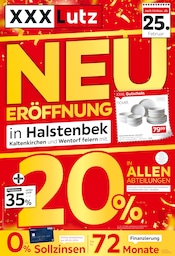 Aktueller XXXLutz Möbelhäuser Neumünster Prospekt "NEUERÖFFNUNG in Halstenbek" mit 24 Seiten