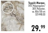 Teppich Marmor für 29,99 € bei SB Möbel Boss im Angebot Teppich Marmor im aktuellen SB Möbel Boss Prospekt