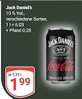 Coca-Cola im Angebot bei GLOBUS in Braunschweig Coca-Cola Angebote von Jack Daniel's bei GLOBUS Braunschweig für 1,99 €