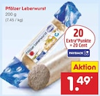 Pfälzer Leberwurst Angebot in Ingersleben Pfälzer Leberwurst im aktuellen Prospekt bei Netto Marken-Discount in Ingersleben
