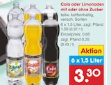 Cola oder Limonaden mit oder ohne Zucker Angebote bei Netto Marken-Discount Zwickau für 3,30 €