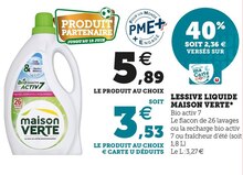 Super U Auchel - LESSIVE LIQUIDE* Promo LESSIVE LIQUIDE* dans le catalogue Super U Des prix qui tombent vraiment bien ! à Auchel