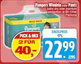 Windeln oder Pants von Pampers im aktuellen EDEKA Prospekt für 22,99 €