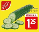 Gurke von Gut & Günstig im aktuellen EDEKA Prospekt für 1,25 €